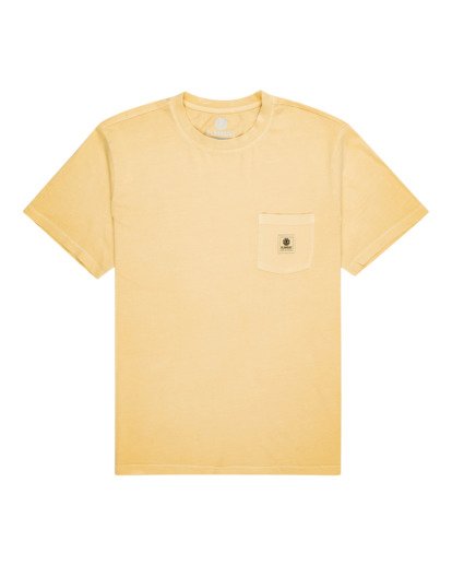 0 Basic Label - Camisa de manga corta Amarillo Z1SSI1ELF1 Element