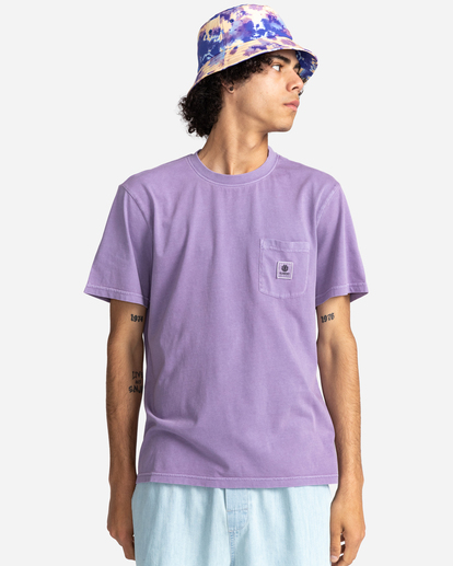 1 Basic Label - Short Sleeves T-Shirt Purple Z1SSI1ELF1 Element