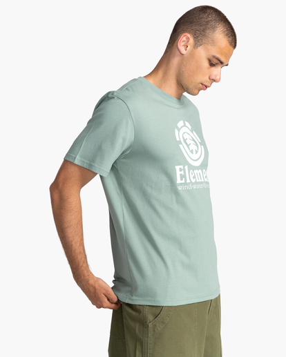 2 Vertical - T-Shirt for Men Green Z1SSI4ELF1 Element