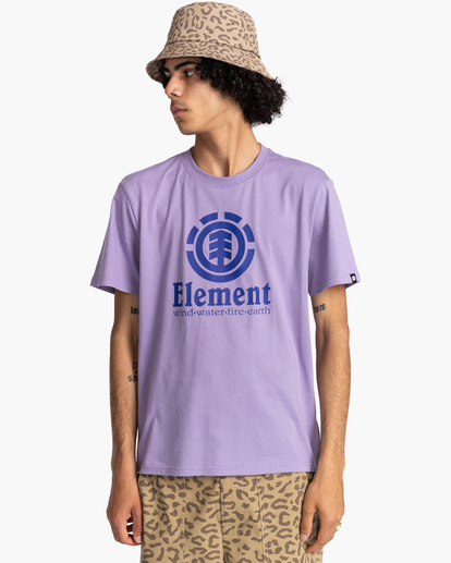 1 Vertical - T-shirt pour Homme Violet Z1SSI4ELF1 Element