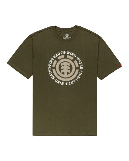 0 Seal - T-Shirt for Men Green Z1SSI7ELF1 Element