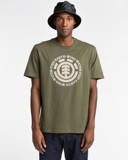 1 Seal - T-Shirt for Men Green Z1SSI7ELF1 Element