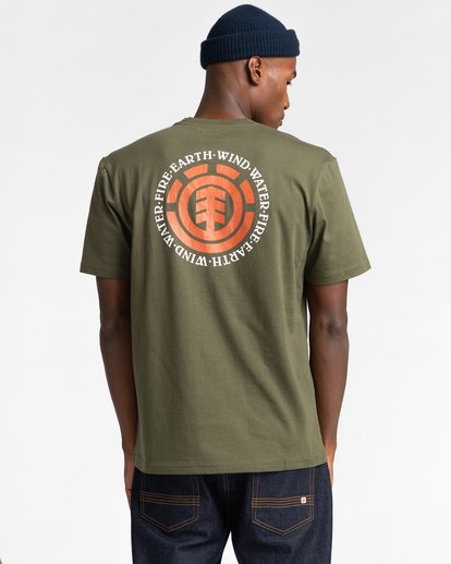 3 Seal - Camiseta para Hombre Verde Z1SSI8ELF1 Element