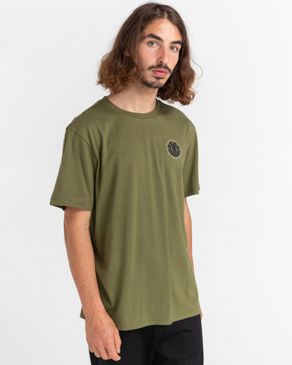 3 Seal - Camiseta para Hombre Verde Z1SSI8ELF1 Element