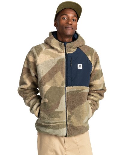 1 Wolfe - Wendbarer Fleece für Männer Beige Z1WAB6ELF1 Element