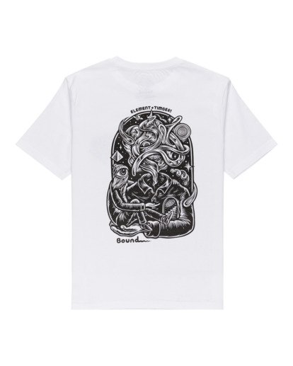 1 Reasoning - T-Shirt for Boys White Z2SSC3ELF1 Element