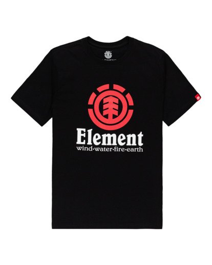 0 Vertical - T-Shirt für Jungen Schwarz Z2SSC8ELF1 Element