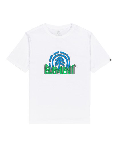 0 Dimensional - T-Shirt for Boys White Z2SSF7ELF1 Element