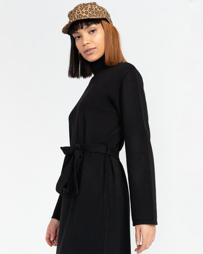 7 Olen - Maxi Dress for Women Black Z3DRC3ELF1 Element