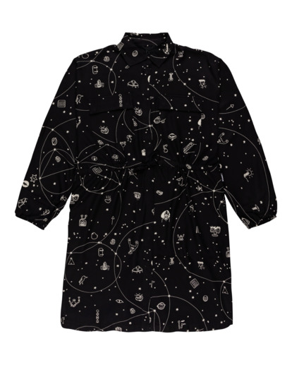 0 Hazel - Oversized Midi Shirt Dress for Women Multicolor Z3DRC8ELF1 Element