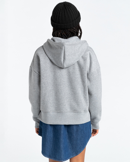 4 Lyngdall - Sweat à capuche zippé pour Femme Gris Z3FLC1ELF1 Element