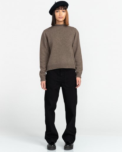 5 Roldal - Jumper for Women Brown Z3JPB1ELF1 Element