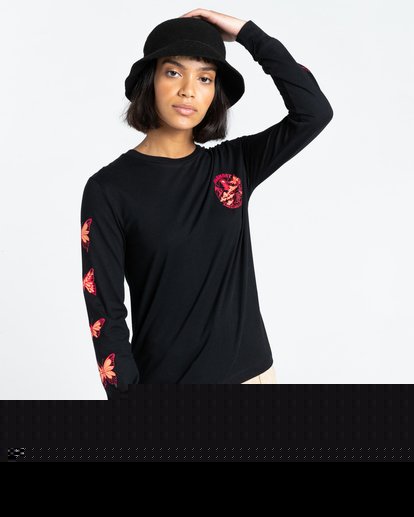 2 Nevso - Long Sleeve T-Shirt for Women Black Z3LSB1ELF1 Element