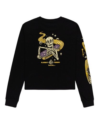 1 Transender - Long Sleeve T-Shirt for Women Black Z3LSB6ELF1 Element