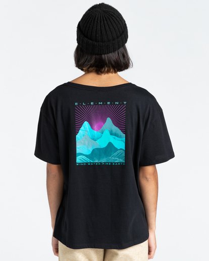 4 Lahotan - T-Shirt for Women Black Z3SSE6ELF1 Element