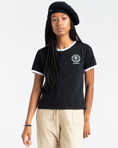 2 Rotation - T-Shirt for Women Black Z3SSE9ELF1 Element