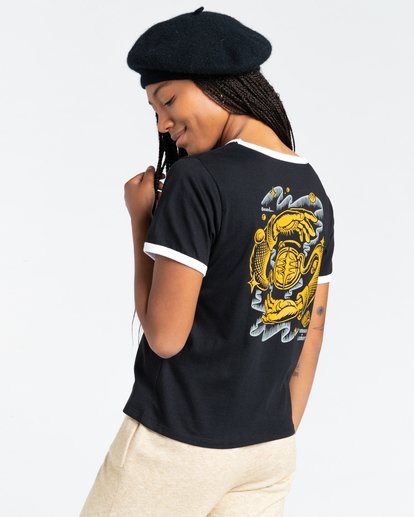 3 Rotation - T-Shirt for Women Black Z3SSE9ELF1 Element