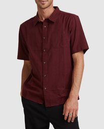 0 Mark Short Sleeve Shirt Red 194215 Element