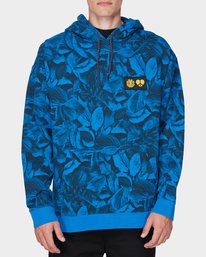 0 GRIFFIN LEAF CAMO HOODED PULLOVER Blue 196321 Element