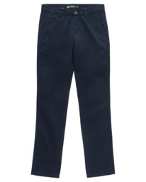 0 Boys' Howland Classic Chino Pants Blue ALBNP00104 Element