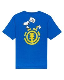 0 Youth Peanuts x Element Slide T-Shirt Blue ALBZT00133 Element