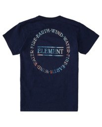 1 Boys' Questa Short Sleeve T-Shirt Blue ALBZT00153 Element