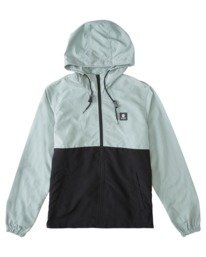 Two tone hooded clearance windbreaker