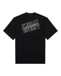 3 Public Enemy x ELEMENT Logo Short Sleeve T-Shirt Blue ALYSF00157 Element