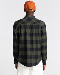 6 Tacoma Flannel Shirt Green ALYWT00121 Element