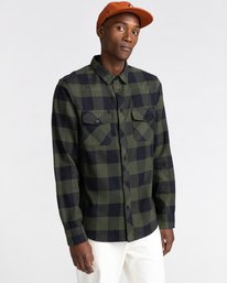 1 Tacoma Flannel Shirt Green ALYWT00121 Element