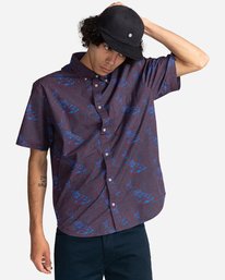 1 Garden Poplin Short Sleeve Button-Down Shirt  ALYWT00128 Element