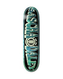 0 Out There Sascha Glow-In-The-Dark Skateboard Deck Multicolor ALYXD00225 Element