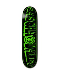 1 Out There Sascha Glow-In-The-Dark Skateboard Deck Multicolor ALYXD00225 Element