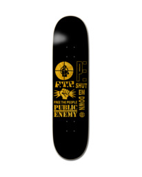 2 Element x Public Enemy Shut Em Down Skateboard Deck  ALYXD00351 Element