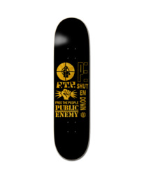 0 Element x Public Enemy Shut Em Down Skateboard Deck  ALYXD00351 Element