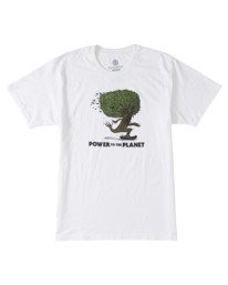 2 Mottilaa Pushing Trees T-Shirt White ALYZT00188 Element