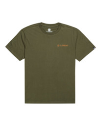 0 Blazin' Chest Short Sleeve T-Shirt Beige ALYZT00277 Element