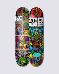 1 Asar Cookie Skateboard Deck Multicolor BDPR3LSC Element