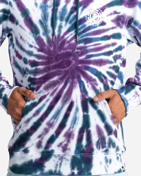 4 Seal Tie Dye - Sweat à capuche pour Homme Violet C1HOB6ELP2 Element