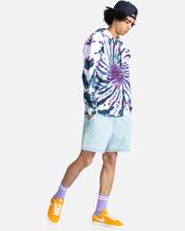 5 Seal Tie Dye - Sweat à capuche pour Homme Violet C1HOB6ELP2 Element