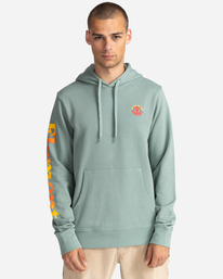 2 Kass - Sweat à capuche pour Homme Vert C1HOB7ELP2 Element