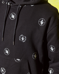 3 Public Enemy x Element Polka - Kapuzenpulli für Männer Schwarz C1HOC3ELP2 Element