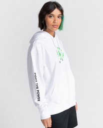 7 Public Enemy x Element Target - Sweat à capuche Blanc C1HOC4ELP2 Element