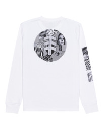 1 Ubaca - Long Sleeve T-Shirt for Men White C1LSB7ELP2 Element