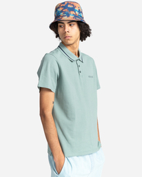 2 Myloh - Short Sleeve Polo Shirt for Men Green C1PPB1ELP2 Element