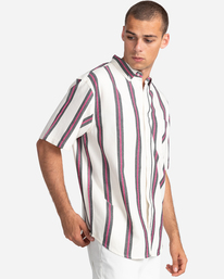 2 Lux Verita - Camisa de manga corta para Hombre Blanco C1SHC3ELP2 Element