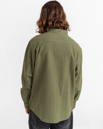 5 Lodge - Camicia a maniche lunghe da Uomo Green C1SHC5ELP2 Element