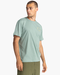 3 Delmar - Short Sleeve T-Shirt for Men Green C1SSJ9ELP2 Element