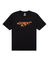 0 Pusher - Short Sleeve T-Shirt for Men Black C1SSK7ELP2 Element