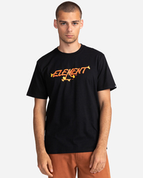 1 Pusher - Camiseta de manga corta para Hombre Negro C1SSK7ELP2 Element